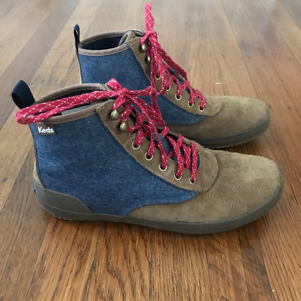 Keds Scout Boot, Wool and Suede, Size 6.5